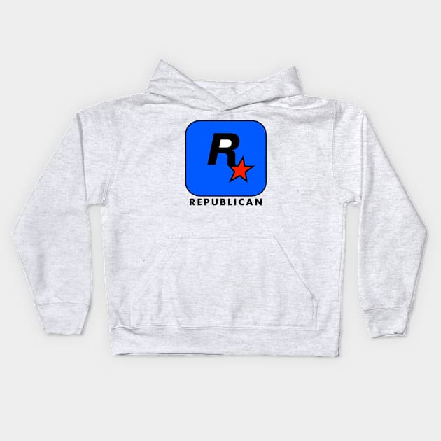 REPUBLICAN Kids Hoodie by theanomalius_merch